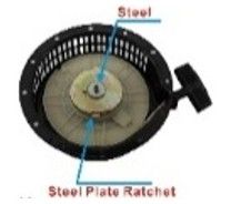 Стартер дизельного двигателя KM186F (9,5л.с.) (диаметр 230мм) (мотоблоки, генераторы, снегоуборщики)