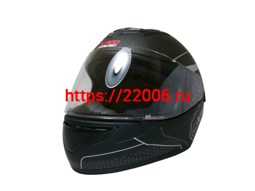 Шлем TVS RACING (Индия) XPOD DULL BLACK SILVER размер L
