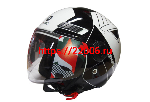 Шлем открытый SHIRO SH-62 OXFORD EVO, цвет WHITE, размер XXL