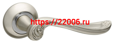 Ручка Fuaro (Фуаро) раздельная R.RM54.ART (ART RM) SN/CP-3 матовый никель/хром