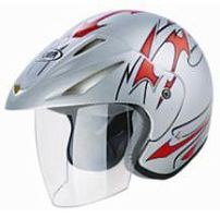 Мотошлем YM-602 А серый (S)