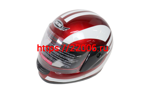 Шлем CONCORD WF01 красный глянцевый с рисунком "S,M,L,XL,XXL" (интеграл)