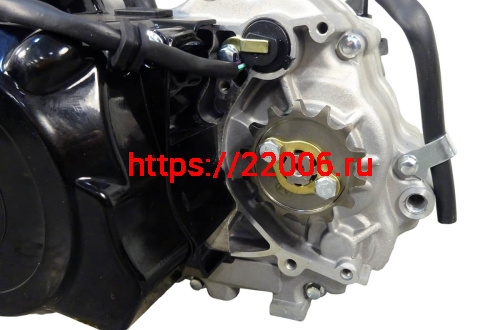 Двигатель 4т. 125 см3 (С125) АЛЬФА 4МКПП по кругу, педаль Юп  ВАНЧАНГ (марк 49) фото 4