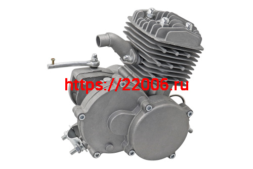 Двигатель Веломотор F80 (КОМПЛЕКТ для установки) С РУЧНЫМ  СТАРТЕРОМ