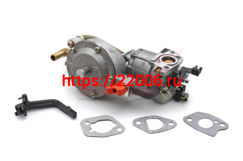 Адаптер газовый для бензогенератора с двигателем 168F/168F-2/170F (d19)