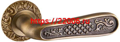 Ручка Fuaro (Фуаро) раздельная VIRGINIA SM AB-7 матовая бронза