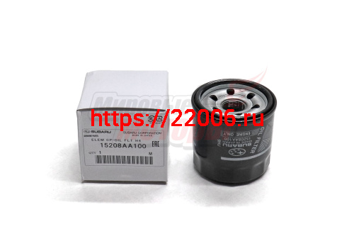 Фильтр масляный Domingo, Exiga, Forester, Impreza, Justy,Almera,Juke,Murano,Note (15208-AA100)
