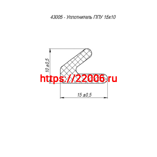Самоклеящийся Fuaro (Фуаро) уплотнитель ППУ (15x10 мм), коричневый (500 м) фото 3