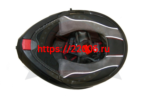 Шлем модуляр YM-929_3 "YAMAPA", (подбородок откидывается) TRANSFORMER, черный матовый, разм. L  NEW фото 5