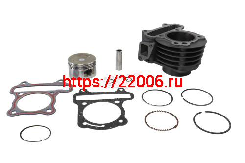 Поршневая в сборе Скутер 4х такт.(цил,порш,кольца,палец) 100см3 (50 мм) S.E.E