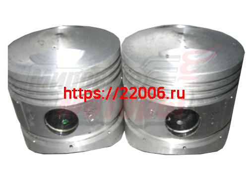 Поршень Урал (под бензин АИ92) без колец НОРМА "А" (пара)
