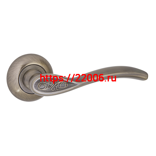 Ручка Ajax (Аякс) раздельная R.JR54.SILVA (SILVA JR) ABG-6 зелёная бронза