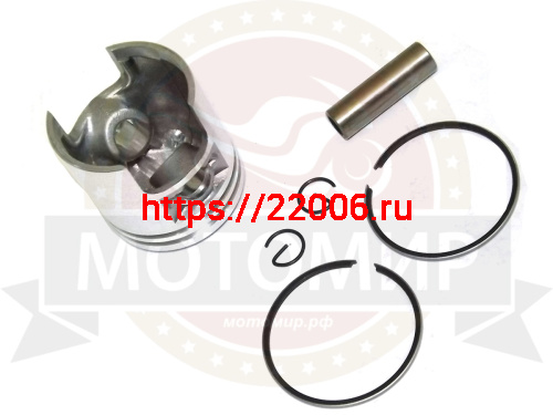 Поршень 41,00 мм 2 такт.скутер AD50, Sepia (кольца, палец d10мм, стопор. кольца) STD фото 2