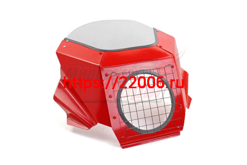 Щиток ветровой (05) средний красный