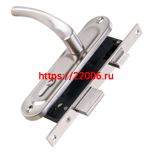 Замок Punto (Пунто) цилиндровый в комплекте с ручкой LOCKSET16.CRONA.4070-1 (KIT P16 4070 CRONA) SN мат.никель