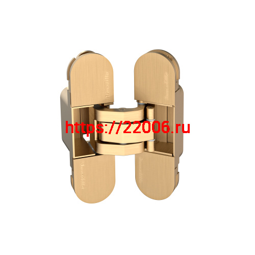 Петля Armadillo (Армадилло) скрытой установки U3D2000.TG FSG флор. золото