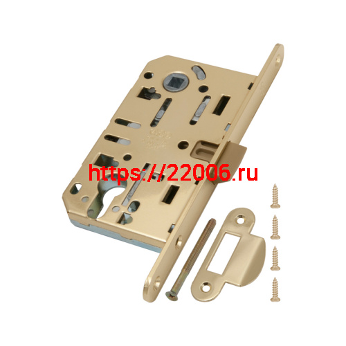 Корпус замка AGB (АГБ) под цилиндр MEDIANA EVOLUTION B01103.50.03.567 с отв. планкой B01000.13 (латунь) фото 2