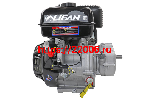 Двигатель LIFAN 15 л.с. 190F -R авт. сцепл. и пониж. редуктор 2:1 (420cc) фото 2