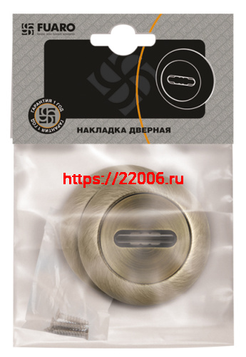 Накладка Fuaro (Фуаро) под сувальдный ключ SC RM AB/GP-7 (1 шт.) фото 2