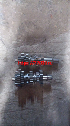 Валы КПП (первичный+вторичный) в сборе 172FMM (CB250D-F)
