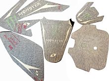 Комплект наклеек на кроссовый мотоцикл CRF70 Monster 1