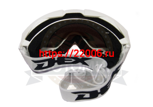 Очки DEX YH-59 (незапотевающие эластичные очки, с белой резинкой  зеркальная линза) фото 2