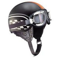 Мотошлем THH Т-62 G №1 black/white orang (S)