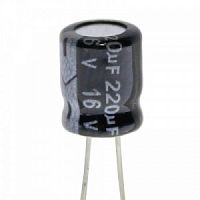 16V 220uF Конденсатор 