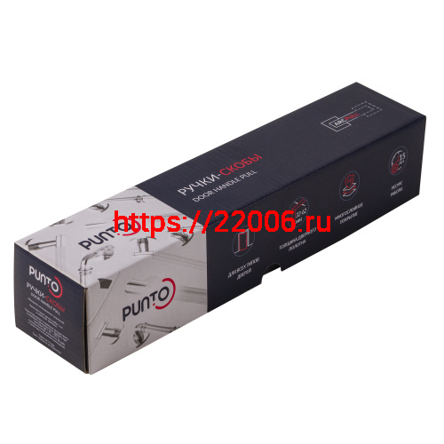 Ручка-скоба Punto (Пунто) PULL.ARC.TITAN CP-8 хром фото 3