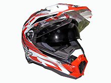 Мотошлем THH TX-27№1 white/red (M)