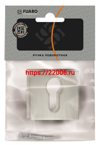 Накладка Fuaro (Фуаро) под цилиндр ET.K.DM51 (ET DM) CP-8 хром фото 2