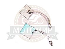 Зеркала (078) d10 квадрат  ЭКСКЛЮЗИВ металл Хром (1054)