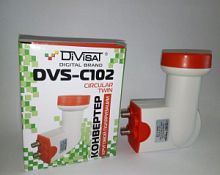 DVS-102 DIVISAT Конвертор 2 вых. круговой поляризация 0.1 d 