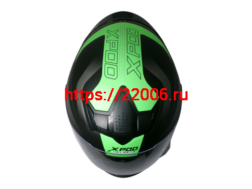 Шлем TVS RACING (Индия) XPOD DULL BLACK NEON GREEN размер L фото 7