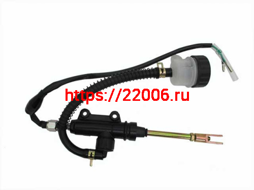 Тормозная машинка гидравлическая заднего тормоза TTR-250Rb с боченком черный