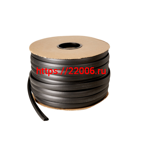 Уплотнитель Fuaro (Фуаро) без клеевой основы WADH/D-14,2x12,7mm (127), BLACK черный 120 m фото 2