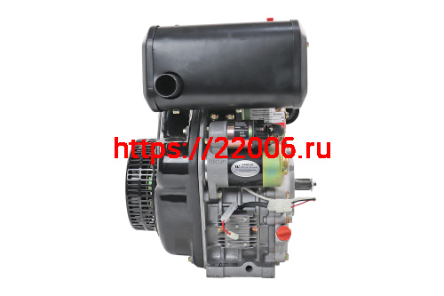 Двигатель LIFAN 10 л.с. C186FD с катушкой 7А Шлицевой вал 25 мм ( дизельный, Электростартер) фото 2