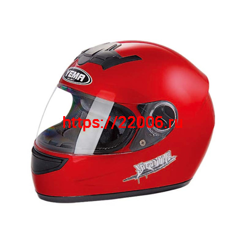 Мотошлем YM-823 красный (L)