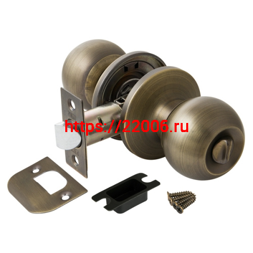 Ручка Punto (Пунто) защелка DK672 MAB-BK (6072 MAB-B) (фик.) мат. бронза