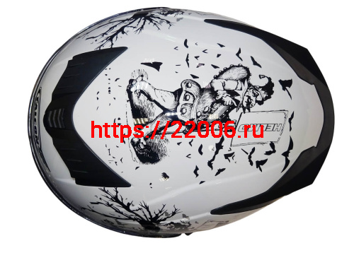 Шлем интеграл FALCON F702, размер M, с очками, (уп. 6 шт.) фото 6