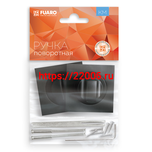 Ручка Fuaro (Фуаро) поворотная BK6.K.KM52 (BK6 KM) BL-24 черный фото 2