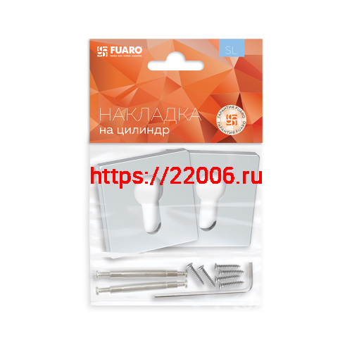 Накладка Fuaro (Фуаро) под цилиндр ET.K.SL52 (ET SL) BL-24 черный фото 2