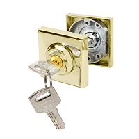 Ручка поворотная Ajax (Аякс) с фиксацией ключом BK6.FIX.JK GP-5 золото