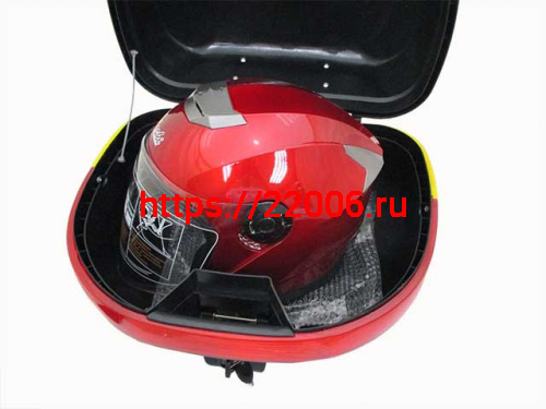 Кофр 166А черный (со шлемом) 39*34*26 cm (мотошлем 710 открытый)