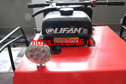 Мотобуксировщик 15 л.с. Сибирь-Ф (2 тел.) дв.Lifan, укороченная база, вариатор "Сафари", катковая подв., Фара, комплектация без аккумулятора фото 4