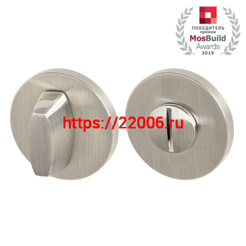 Ручка Armadillo (Армадилло) поворотная BK6.R.URS52 (WC-BOLT BK6 URS) SN-3 матовый никель