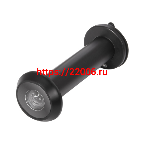 Глазок Fuaro (Фуаро) дверной, оптика пластик DV 4/130-70/Z (VIEWER 4 DVZ) BL черный