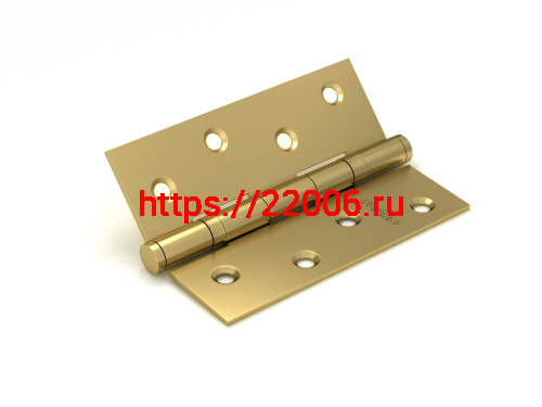 Петля Fuaro (Фуаро) универсальная IN4200U SB (2BB 100x75x2,5) мат. золото