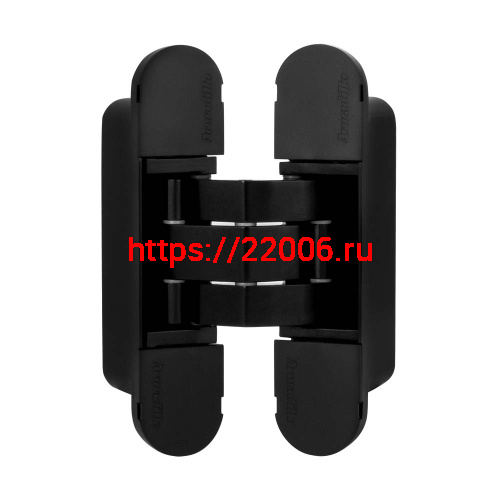 Петля Armadillo (Армадилло) скрытой установки U3D7000 BL (12060UN3D) черный TECH