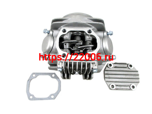 Головка цилиндра в сборе LF125 (клапана d-23/d-27, рокера, распредвал, крышки. свеча)